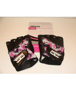 RIMSPORTS WOMENS CAMOUFLAGE PINK WEIGHTLIFTING WORKOUT GLOVES LARGE NEW - £11.98 GBP