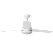 Hampton Bay Caprice 52&quot; Matte Ceiling Fan White Ball Downrod - $156.08 MXN