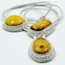 Collier Amber Necklace Genuine Old Baltic Amber Necklace for women Butterscotch - $326.70