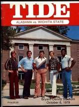 WICHITAW STATE VS. ALABAMA-TIDE-1979 College Football Program National C... - £45.36 GBP