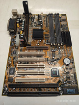 Rare Slot 1 Asus KN97-X Motherboard Rev 1.03 (440FX) + 32 Mb Edo Dimm Ram - $453.13