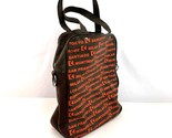 CP Air Travel Bag Canadian Pacific Vtg Orange Brown Cosmetic Carry Purse - £38.78 GBP