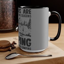 Accent Mug: Custom Dual Color Ceramic Coffee Cup with Your Favorite Designs - £21.34 GBP+