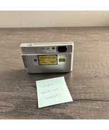Sony Cyber-shot DSC-T100 8.1MP Digital Camera &amp; Battery - Silver MARKS O... - $124.87