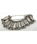 Vintage Napier Sterling Silver 9&quot; Panel Bracelet - $4,309.04 MXN