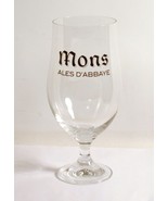 Mons Ales D&#39;abbaye Canadian Collectible Beer Clear Glass - £9.34 GBP