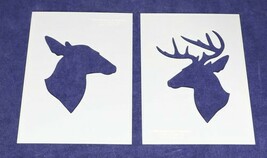 Buck-Doe 2 Piece Stencil Set 14 Mil 5 X 7 Inches - $11.99