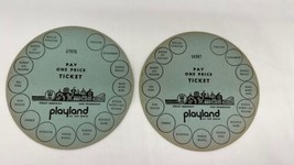 1960s San Francisco Playland Amusement Park~Vtg Unique MULTI-USE Ride Ticket (2 - £15.78 GBP