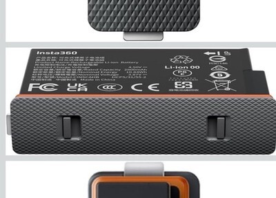 Insta360 2800mAh Rechargeable Ultra Battery for X5 Action Camera, Black Item image 5