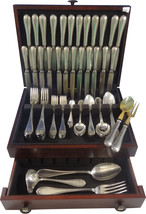 Old Italian 800 Silver Flatware Dinner Set For 12 Service 101 Pieces Italy - £6,217.02 GBP