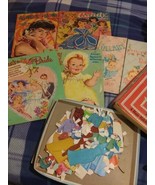 Huge Lot of vintage paper dolls Baby Barbie Mixed Lot - $46.74