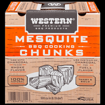 Western 500 CU in Mesquite Smoking Wood Chunk Box CS - £17.15 GBP