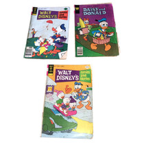 Gold Key &amp; Whitman Comic Lot Of 3 Daisy, Donald Duck, &amp; Huey Dewey Louie - $6.80