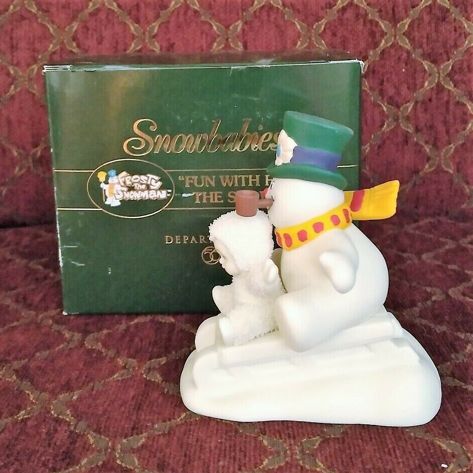 Snowbabies by Department 56 06022 Fun with Frosty the Snowman In Original Box - £22.72 GBP