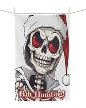 Autumn LeAnn Designs | Skeleton Not a Fan of Christmas Kitchen Tea Towel - £17.00 GBP