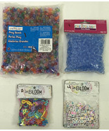 LOT OF 2lb PACKS OF, ALPHABET and  BEADS #10 - $129.43 MXN