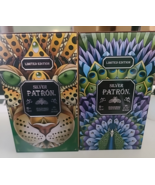 2 Patron Silver Tequila Limited Edition EMPTY Collectable Box Tin Jaguar... - $20.00