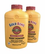 2 x Gold Bond Original Strength WITH TALC Body Powder Medicated 4 oz Each - $545.49 MXN