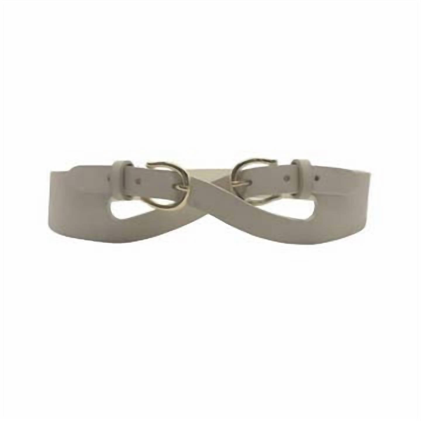 Berge Women&#39;s Criss Cross Belt Putty - $69.00