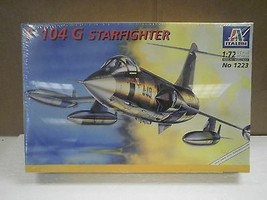 NEW MODEL- ITALERI MODEL KIT NO.1223- F-104 G STARFIGHTER- 1:72- NEW- W55 - $17.62