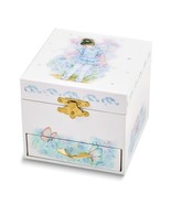 Children&#39;s Ballerina Square Shaped Musical Jewelry Box with Mirror &amp; Drawer - $1,012.39 MXN