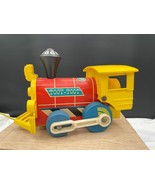 Fisher Price Toot Toot Wood and Plastic Pull Train #643 USA Nice Graphic... - £7.65 GBP
