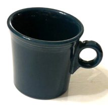 Fiesta Veridian Green HLC USA Vintage 80s Stoneware Coffee O Ring Handle Mug 3.5 - $8.50