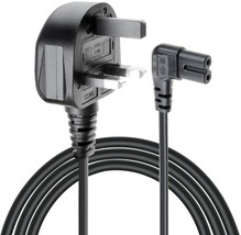 3M 5M Figure Fig of 8 IEC C7 Mains Power Lead Cable Right Angled Samsung... - $14.32+