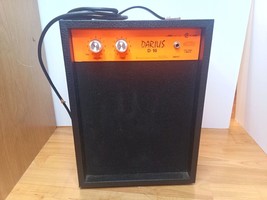 DARIUS D-10 SPEAKER AMPLIFIER GUITAR VINTAGE BLACK PORTABLE INSTRUMENT 1... - $92.00