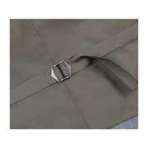 Men's RENOIR Vest Wool 140's Adjustable, Two Pockets 508-5 Lt Gray image 6