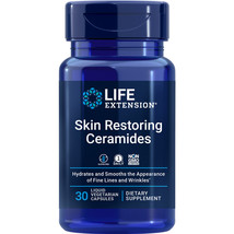 Life Extension Skin Restoring With Ceratiq Wheat, 30 Liquid Vegetarian Caps - £15.67 GBP