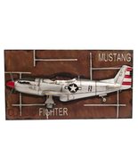 Old Modern Handicrafts 1943 Mustang P-51 Fighter 3D Model Painting Frame... - £251.75 GBP