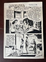 Mexican ADELITA Y LAS GUERRILLAS JOSE G CRUZ Comic Sketch Drawing Origin... - $1,117.99