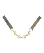 Vintage Style Sweater Guard - Cardigan Clip - Pearl Chain Classic Clip -... - £12.59 GBP