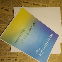 WondDoodle 8.5" x 11" Full Sheet White Paper: Quality from China for All Uses image 5