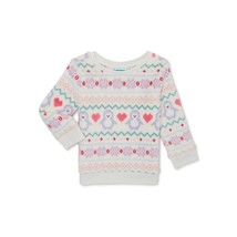 Garanimals  Toddler Girls Faux Fur Top with Long Sleeves Size 3T/NP3 Color Ivory - £12.69 GBP