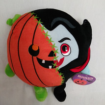 Kellytoy Halloween Spooky Mash X Ups 8&quot; Plush Doll Toy (Pumpkin x Dracula) - £7.98 GBP