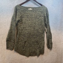 Ot’s Our Time Knit Sweater Women’s Large Green Pockets - $10.80