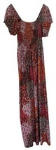Magic Multicolor Full Length Short Sleeve Maxi Dress In Woman’s Large - $648.78 MXN