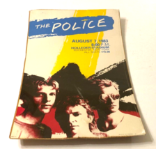Vintage 80s The Police Sting Concert Poster CA039 Serigraphics Shrink-wrap - $181.36