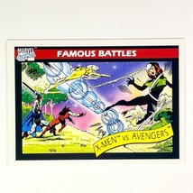 Marvel Impel 1990 X-Men vs The Avengers Famous Battles Trading Card 99 MCU - £1.86 GBP