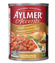 12 Cans Of Aylmer Accents Chili Seasonings 540ml / 18.2 oz Each Free Shi... - £39.33 GBP
