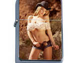 Pin Up Cowgirls D3 Flip Top Dual Torch Lighter Wind Resistant - £13.21 GBP