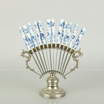 Knife rack with 12 fruit knives, Uchatius Bronze - $160.00