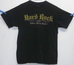 Hard Rock Cafe London Unisex Medium Black 100% Cotton GRAPHIC-TEE Shirt Music - £15.78 GBP