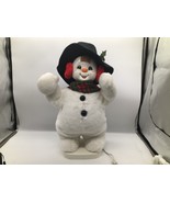 1996 Santa’s Best Animated Snowman 23&quot;  Christmas Decoration Works - $2,275.73 MXN