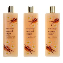 Toasted Sugar by Bodycology, 3 Pack 16 oz 2 in 1 Body Wash &amp; Bubble Bath... - $882.04 MXN