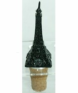 Eiffel Tower Black Paris France Wine Stopper Cork 3.5&quot; - $27.12 CAD