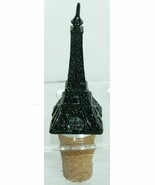 Eiffel Tower Black Paris France Wine Stopper Cork 3.5&quot; - £15.53 GBP