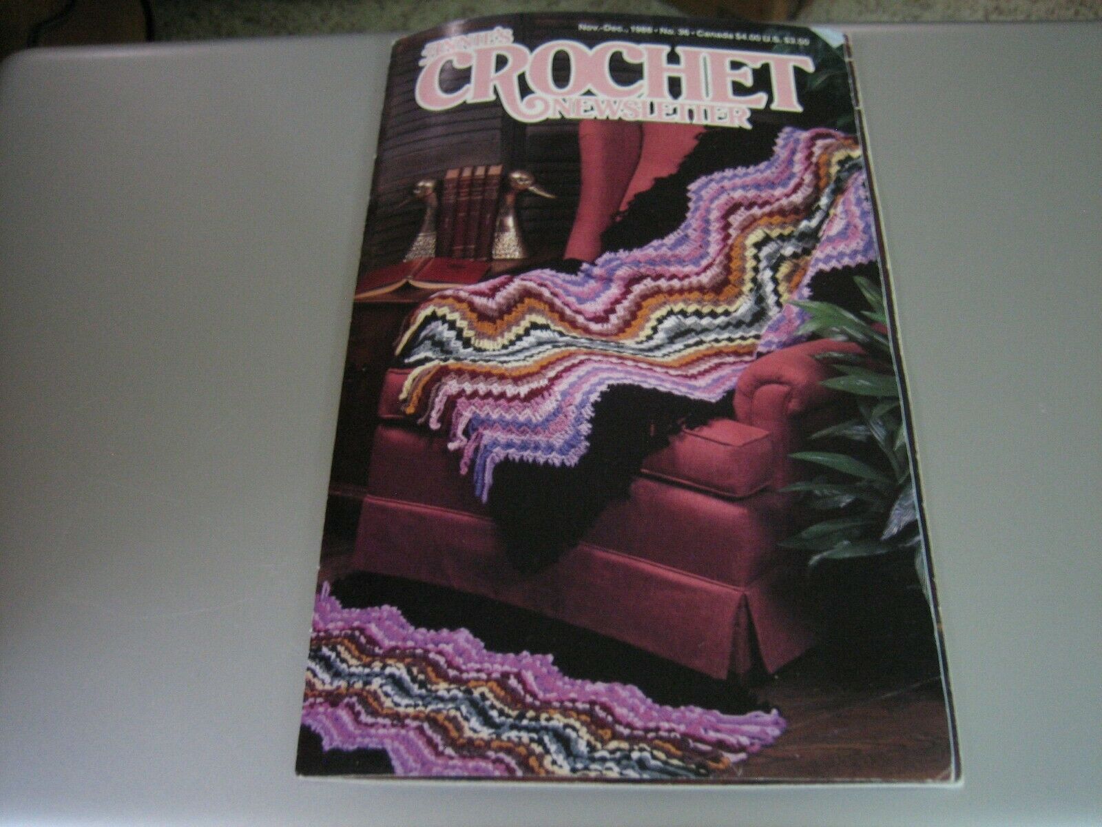 Annie's Crochet Newsletter Booklet #36 - November/December 1988 - $6.24
